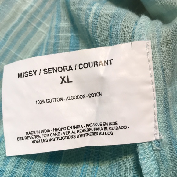 Vintage America Blues Light Weight Pull-Over Tunic - Picture 10 of 12